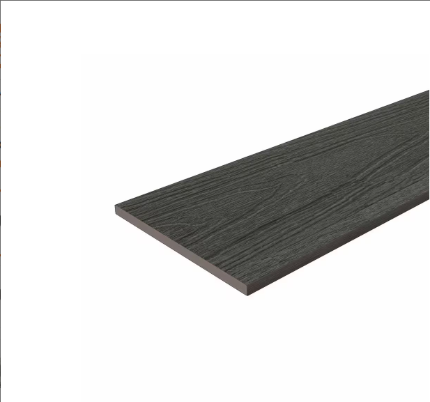 Fascia 0.6 in. x 11.22 in. x 12 ft. Rustic and Wood Grain Composite Decking Board