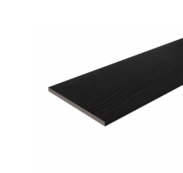 Fascia 0.6 in. x 11.22 in. x 12 ft. Rustic and Wood Grain Composite Decking Board